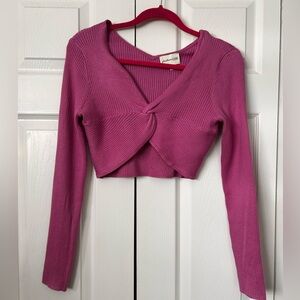 Long Sleeve Crop Top